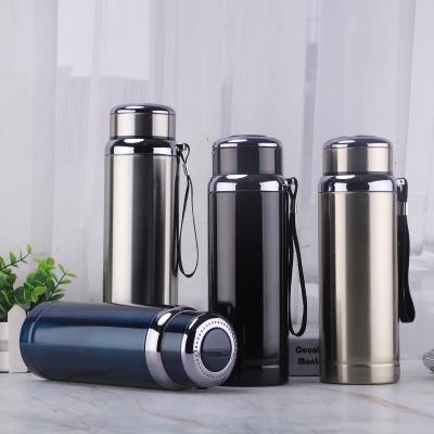 China Sustainable Double Wall 304 Stainless Steel Flask Custom Outdoor Drinking Water Bottle for sale