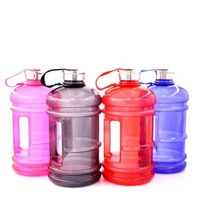 China Large Capacity Gym Tour Fitness Sports Sustainable Drinking Plastic Water Bottle With Logo for sale