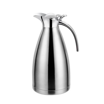 China Viable Hot Sale 2l Handle Insulated Thermo Vacuum Flask Tea Coffee Coffee Pot for sale