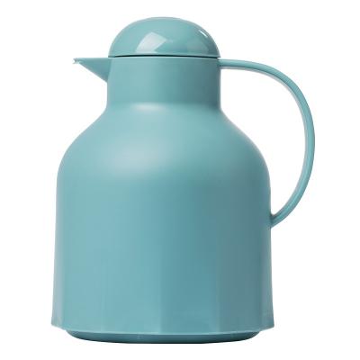 China Sustainable fashion 1L creative colorful 304 inside stainless steel thermo teapot for sale