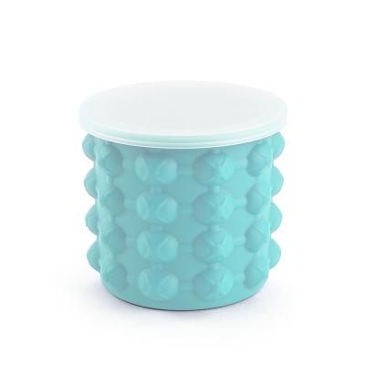 China Party Viable Table Outdoor Champagne Portable Silicone Ice Bucket Restaurants for sale