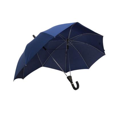 China Modern Luxury Advertising Nylon Fabric Rain Sun Semi Automatic Windproof Umbrella for sale