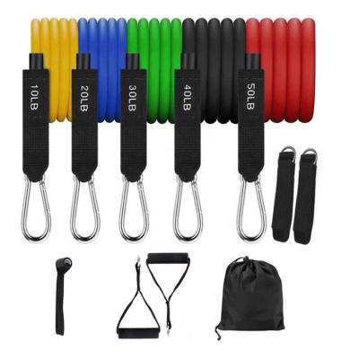 China Your Personal Home Gym Amazon Hot Selling Suspension Trainer Straps Resistance Bands With Handles Resistance Band Set for sale