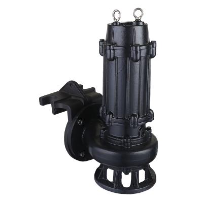 China Coupling Wastewater Treatment Plant Crushing Dirty Sewage Pump Water Discharge Treatment 2 Inch Outlet Submersible Sewage Sump Pump for sale