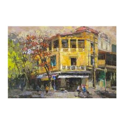 China Nternational organization for standardization dropshipping yellow house paintings other handmade abstract large size home decor canvas other paintings for sale