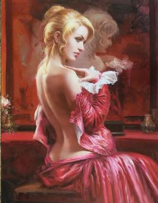 China Dropshipping American style painting beauty oil painting the china canvas wholesale painting for sale