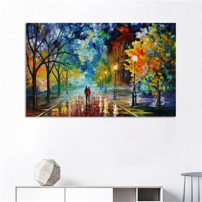 China american style canvas printing paintings landscape wall painting drop shipping with wood frame by china supplier for sale