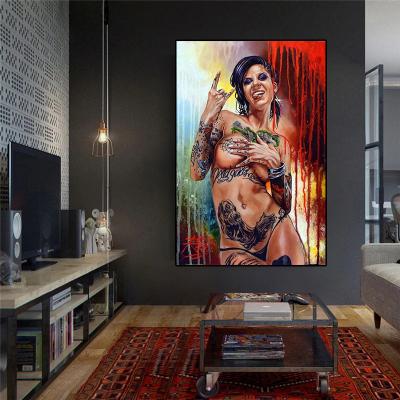 China Canvas Painting Wall Art High Resolution Printing Women Nude Painting on canvas shopify drop shipping for sale