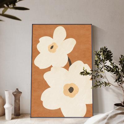 China Japanese style floor abstract painting living room flower girl bedroom decoration painting Nordic print high resolution aisle porch porch painting for sale