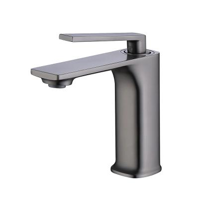 China Metered Faucets Metered Faucets And Mixed Spout Hospital Bathroom Taps Double Handle Waterfall Basin Faucets Bathroom Taps Basin Mixer Copper for sale