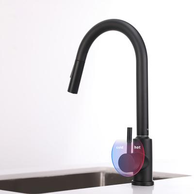 China Sense Faucets Sense Faucets Hose Faucets For Kitchen Mixer Taps Kitchen Industry Sink Taps Kitchen Faucet With Led Light for sale