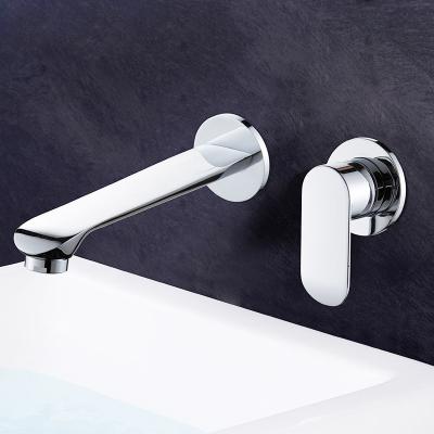 China Metered Hot And Cold Sensor Wash Faucets Metered Waterfall Sink Faucets Bathroom Basin Mixer And Bath Faucets for sale