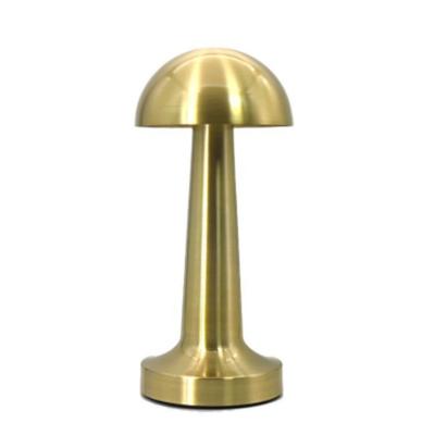 China Modern Mushroom Electroplate Antigue Art Night Club Table Lamp With Touch Switch for sale