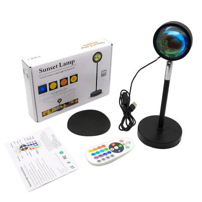 China Sci-Fi Atmosphere Projection 16 RGB Smart Colors Led Sunset Lamp With APP Remote Control for sale