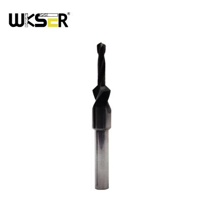 China CNC Milling Machining WKSER Tools Diamond Coating End Mill Step Drill For Carbon Fiber Reinforced Plastics CFRP, Customizable Size for sale