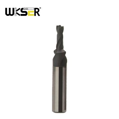 China CNC Milling Machining WKSER Tools Diamond Coating  Formed bit End Mill For Carbon Fiber Reinforced Plastics CFRP, Customizable Size for sale