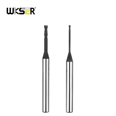 China CNC Milling Machining WKSER Tools Square Nose Carbide End Mill, Long Reach and Stub Flute.Special Designed for Deep Cavity Profiling, MAH Coating for sale