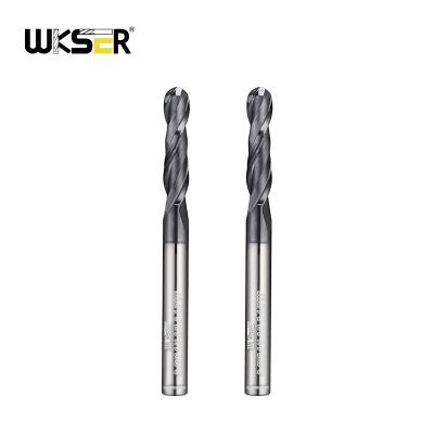 China CNC Process WKSER  CNC Cutting Tools 2 Flute 1/4