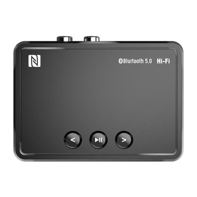 China 2021 Hg Design NFC Bluetooth V5.0 Stereo Audio Receiver With 3.5mm Audio Jack For Car for sale