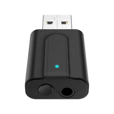 China Bluetooth 5.0 2021 Hg T10 Audio Wireless Transmitter Receiver 2 in 1 USB Bluetooth 5.0 Adapter Dongle USB Stereo Music Wireless Adapter for sale