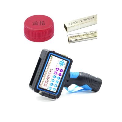 China Garment shops 12.7mm 25mm mini handheld inkjet printer used for production date/bar code/qr code printing for sale