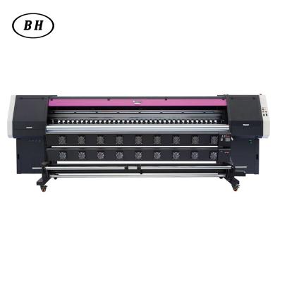 China Building Material Stores 3.2 Meters Wide Konica 512i Solvent Printer With 4 Print Heads PVC Cable Banner Canvas Printing Machine for sale