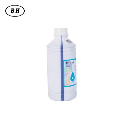 China High quality 2022 vivid color dtf ink 1000ml PET film ink heat transfer DTF film ink for DTF printer L1800 XP600 I3200 for sale