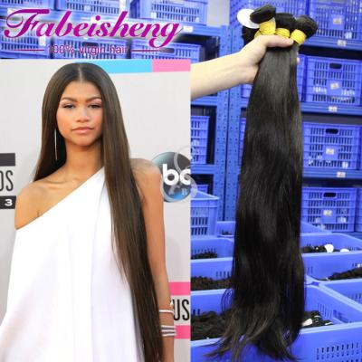 China Real Long Indian Straight Natural Color Extension Human Weave Hairstyles for sale