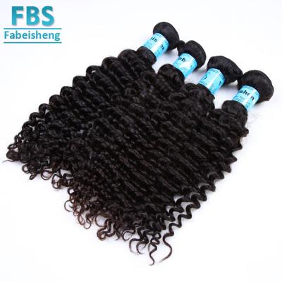 China 2018 FBS Raw Unprocessed 100% Virgin Human Hair Malaysian Remy Deep Wave Human Hair Weave for sale