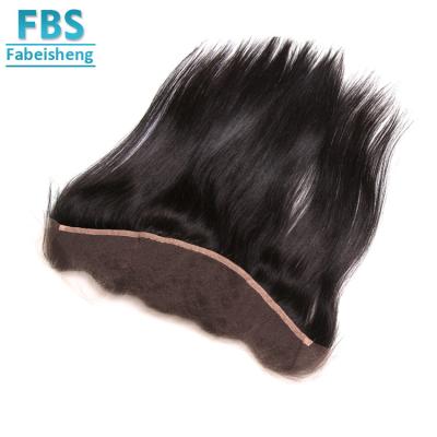 China FBS Straight Virgin Brazilian Hair Wholesale Straight Thin Lace Closures for sale