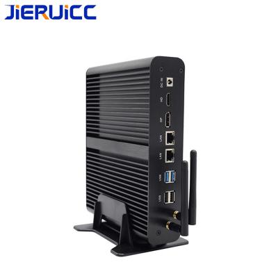 China For Business i7 4650U 5500U Mini Computer Win 10 4K HTPC Fanless Mini Desktop Fanless Dual PC i7 Desktop Gigabit LAN for sale