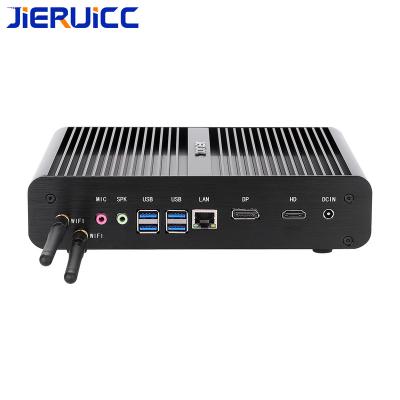 China Gen i7 8565U Micro Fanless Gaming PC 8 Cores 4 Cores 4 8th Mini Window HTPC UHD 4K Micro Desktop Computer for sale