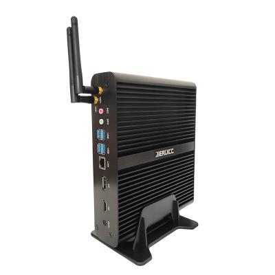 China fanless core i7 mini pc win10 x86 gaming pc business ultralow power for sale