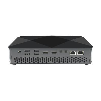 China For 8th Gen NUC i5-8305G/i7-8705G/i7-8709G PC 2Nics 2HDM-I 2DP 4k@60hz 2*ddr4 2*Nvme Mini Gaming Desktop Computer for sale