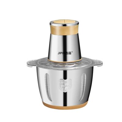 China DC Motor Powerful Portable High Efficiency Electric Chopper Mini Home Electric Meat Grinder Stainless Steel for sale