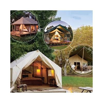 China Camouflage/Field Game Factory Hot Sale New Design Steel Frame Hotel Resort Tent for sale