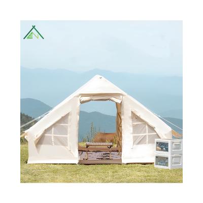 China Camouflage/Field Game plain outdoor air pole house air inflatable camping outdoor for 6 person teepee tent zelt for sale