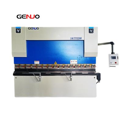 China Hotels GENUO Metal Sheet Bender CNC Hydraulic Press Brake Plate Bending Machine for sale