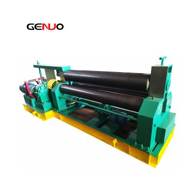 China Hydraulic Steel Plate Sheet Rolling 3 Rollers Steel Plate Rolling Machine For Sale for sale