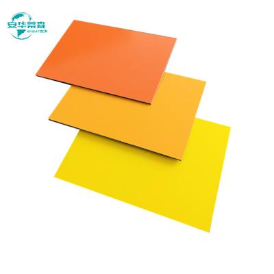 China Polyethylene Core Excellent Weather Resistance Solid Color ACP with Fireproof Grade B1 for sale