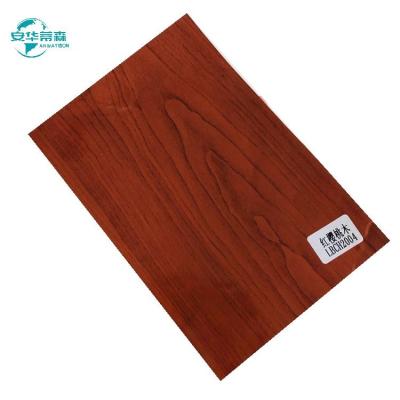 China 4mm Weatherproof Wood Grain Aluminum Composite Panel For Exterior Cladding for sale