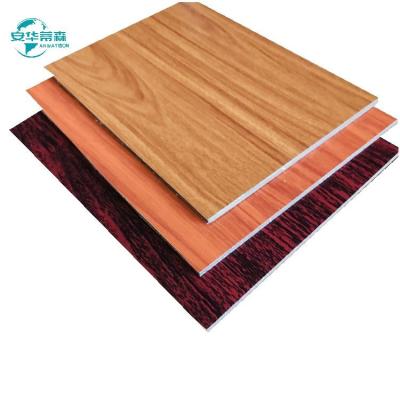 China Folha de painel ACP resistente ao fogo de madeira Folhas de ACP para revestimento de parede exterior 4 * 8 pés à venda