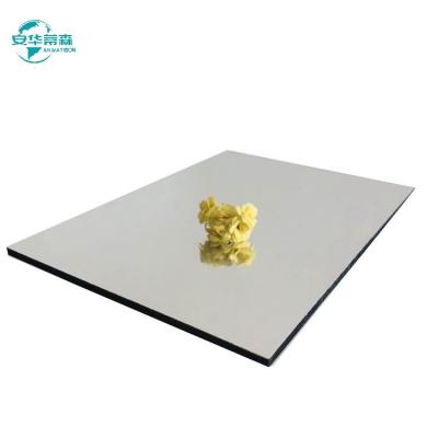 Chine Résistance à l'impact renforcée Miroir ACP 3/4/5/6 mm Épaisseur du panneau 1220*2440 mm Taille standard à vendre