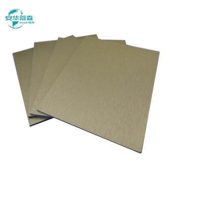 China Exterior Wall Cladding Construction 4mm Aluminum Composite Panel Durable Finish for sale