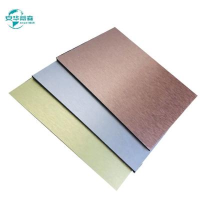 China 0.06-0.50mm Aluminum Thickness Brushed ACP Primer Coating And Smooth Surface Finish For Long-Lasting Panels for sale