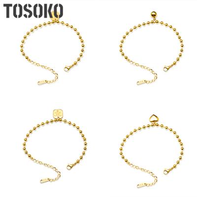 China Fashion Various Fashion Steel Ball Bracelet Queen Image Jewelry Stainless Steel Dangling Bracelets For Women BSE053 for sale