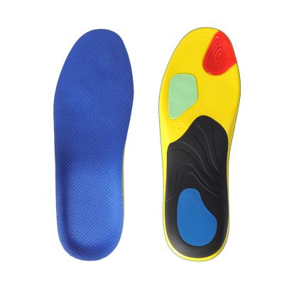 China JOGHN Shock Absorption Men's And Women's Sports Insole New Design Comfortable Anti-slip Universal PU Corrective Insole for sale