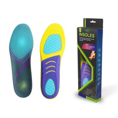 China Cushioning Foot Care Silicone PU Shoe Insoles Arch Support Sport Cushioning for Plantar Fasciitis Inserts for sale