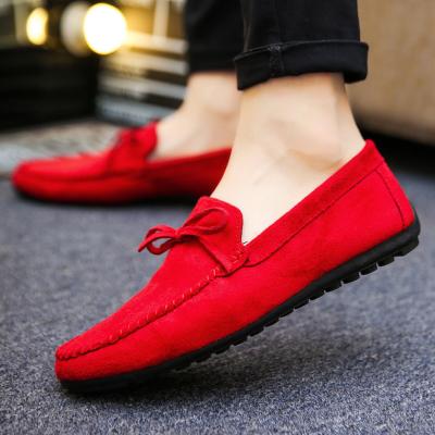 China Wholesale Casual British Suede Lazy Person Fashion Trend Style Men's Soft Sole Casual Shoes for sale