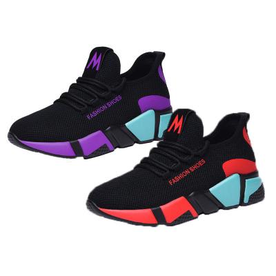 China Fashion Trend Women's Lace Up Colorful Women's Lightweight Casual Shoes Tennis Sneakers Shoes for sale